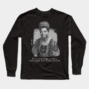 Maya-Angelou Long Sleeve T-Shirt